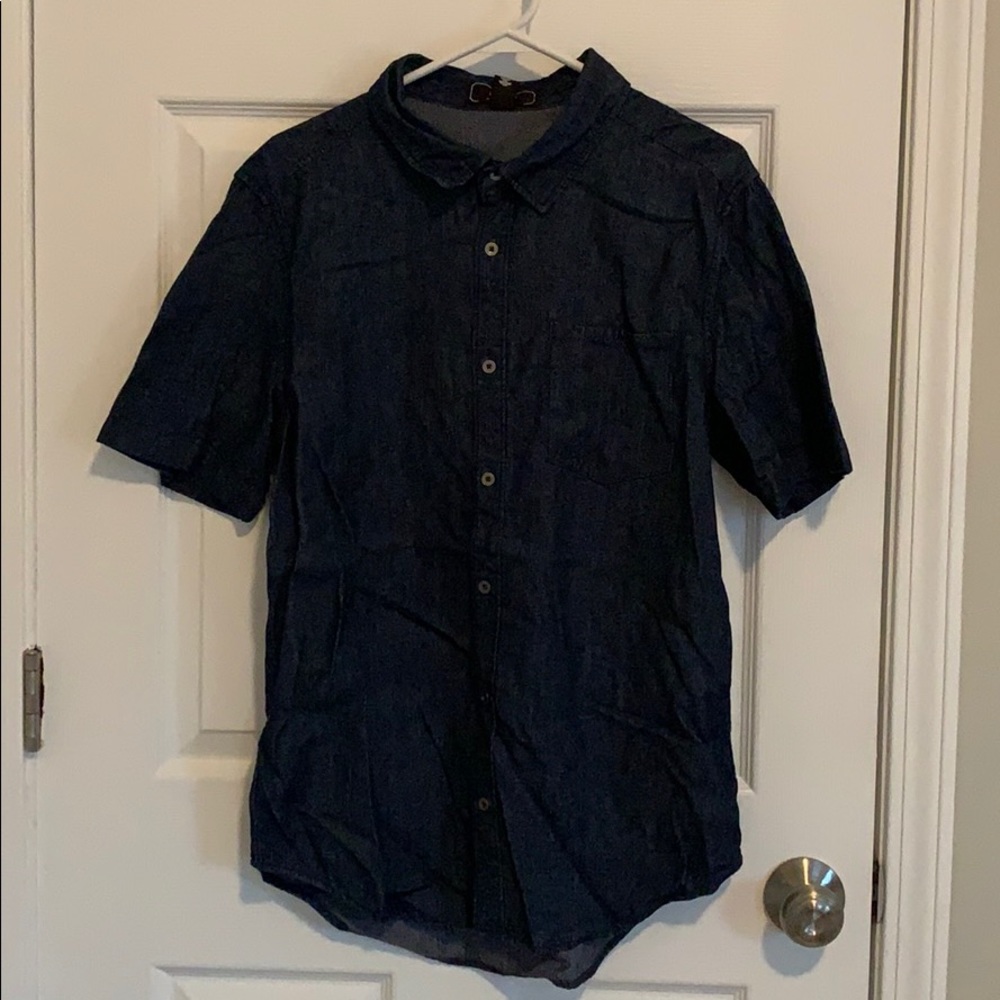 Denim button up shirt